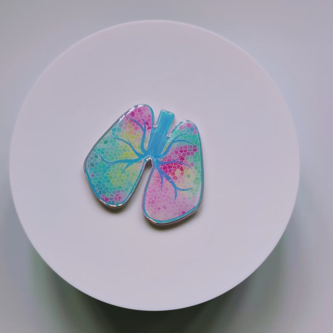 Lungs Badge Reel